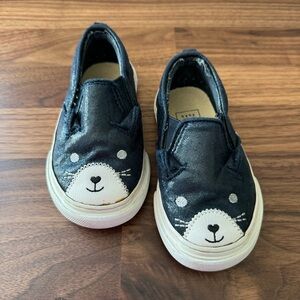 Baby GAP Toddler Slip-on Navy Sneakers - Size 6